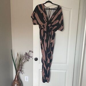 Elegant Black and Pink Women's jumpsuit
